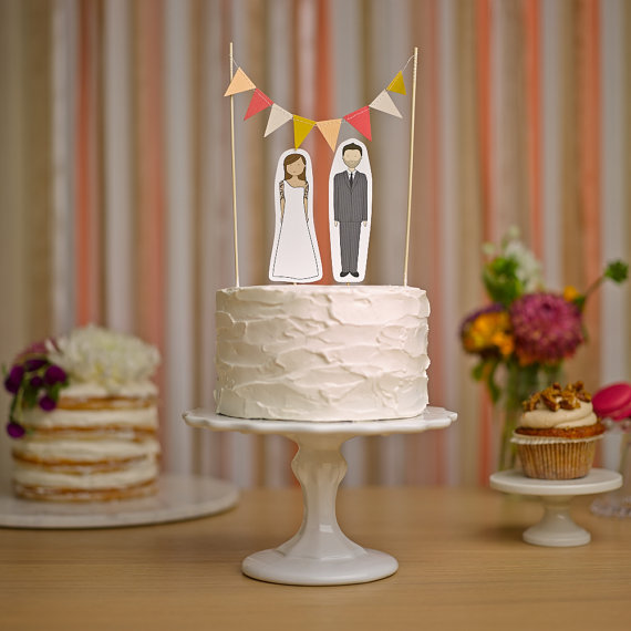 cardstock cake topper