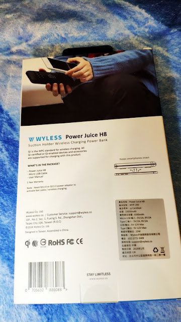 Wyless Power Juice H8 吸盤式無線充電行動電源, 用過無線充電真的會迷上