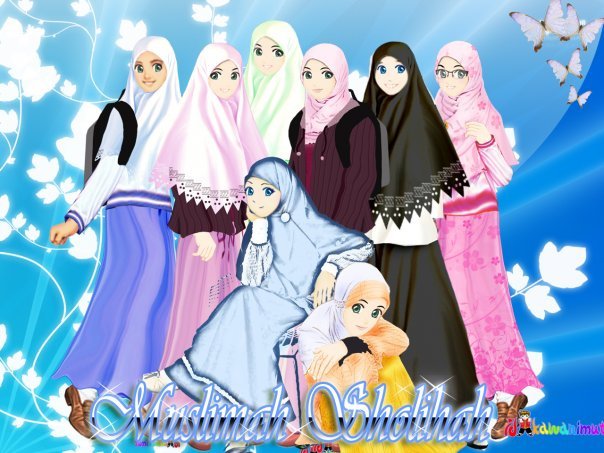 The Silvia : Gambar Kartun Anak Muslimah