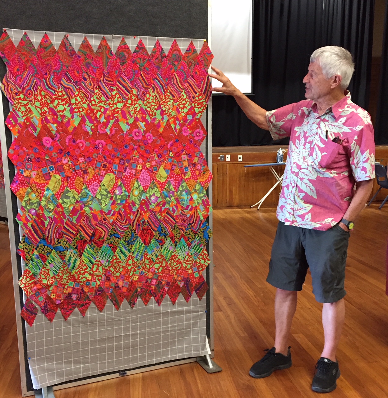 Wendy's Quilts and More Kaffe Fassett class in Wellington January 2018