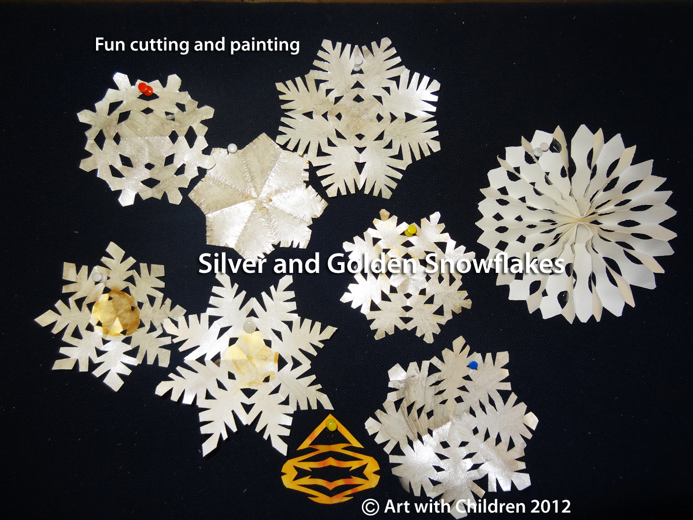 Christmas crafts  Snowflakes