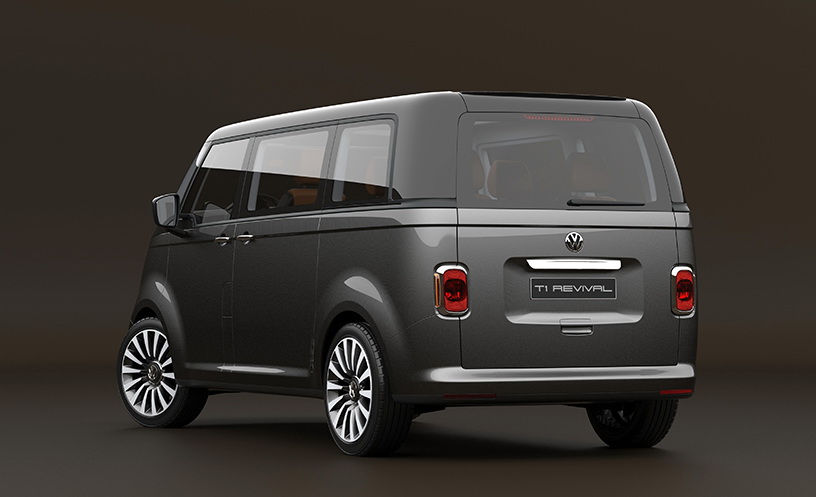  VW  T1 Microbus Revival Concept Envisioned On T6 Platform 