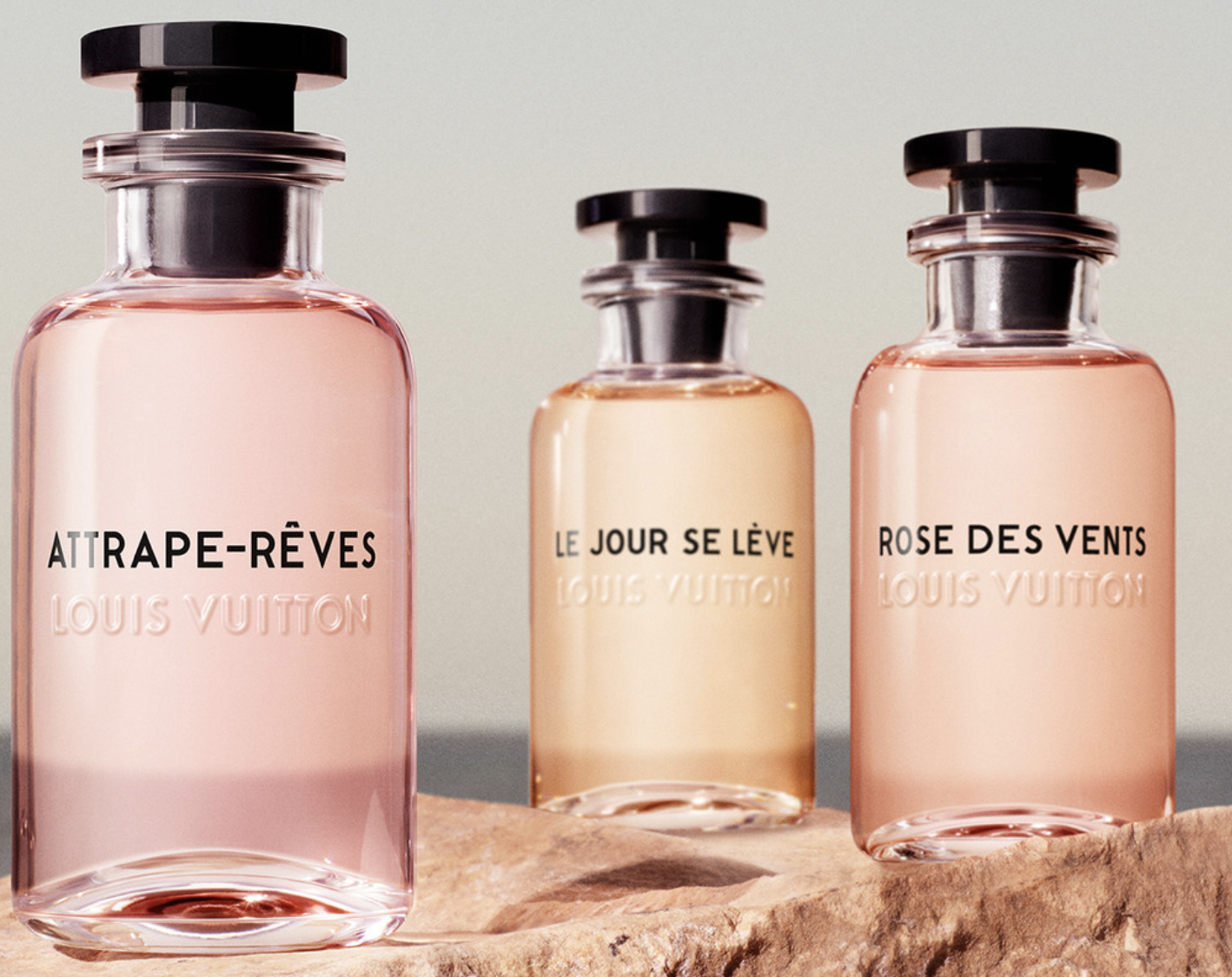 The new Louis Vuitton fragrance bottles hide inside them, the