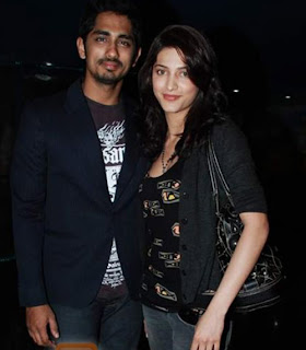 Siddharth and Shruthi Hassan