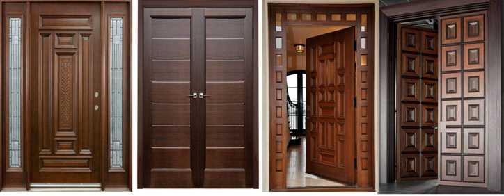 Pintu Minimalis Untuk Rumah Dari Bahan Kayu Kamper