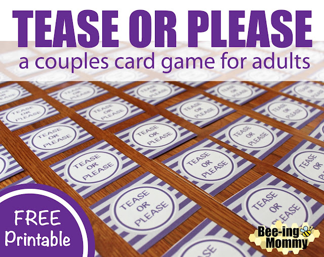 Tease or Please a Couples Card Game for Adults