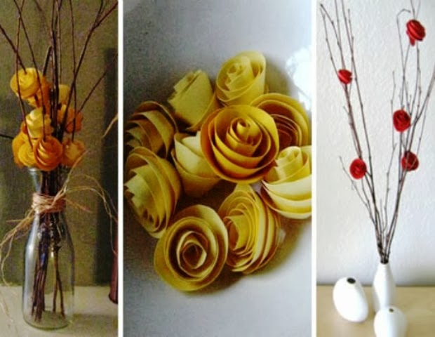 Berbagai Kreasi Kerajinan Tangan: Cara Membuat bunga Mawar dari Kertas