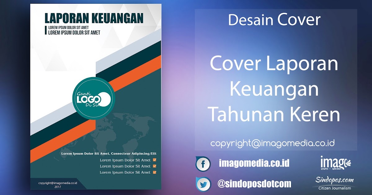 Download Template Desain Cover Laporan Keuangan Tahunan
