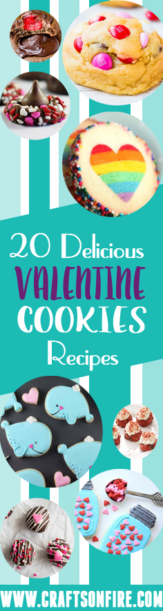 20 Delicious Valentine Cookies To Make - Craftsonfire