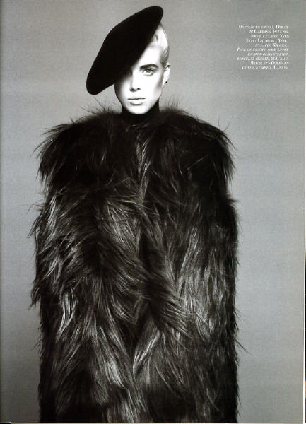 Black & InStyle: Throwback : Agyness Deyn for Vogue Paris September ...