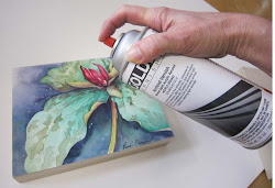 watercolor panel cradle cradled gloss varnish protect wood rene finish step