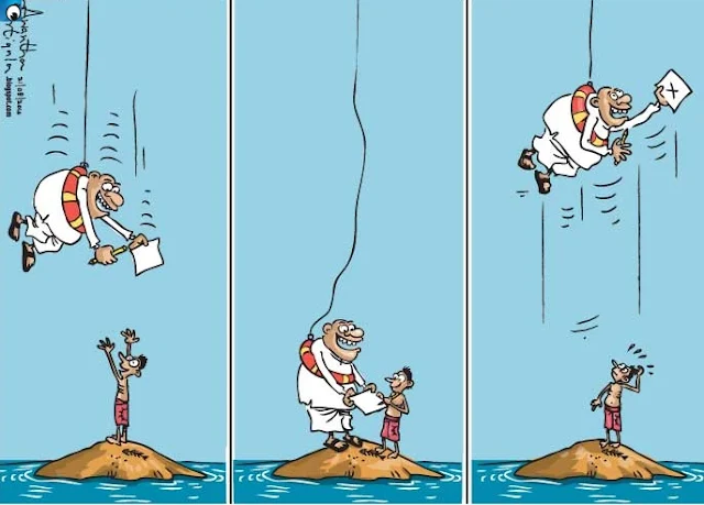 Those who won the election are now floating in the atmosphere (Friday's cartoon)