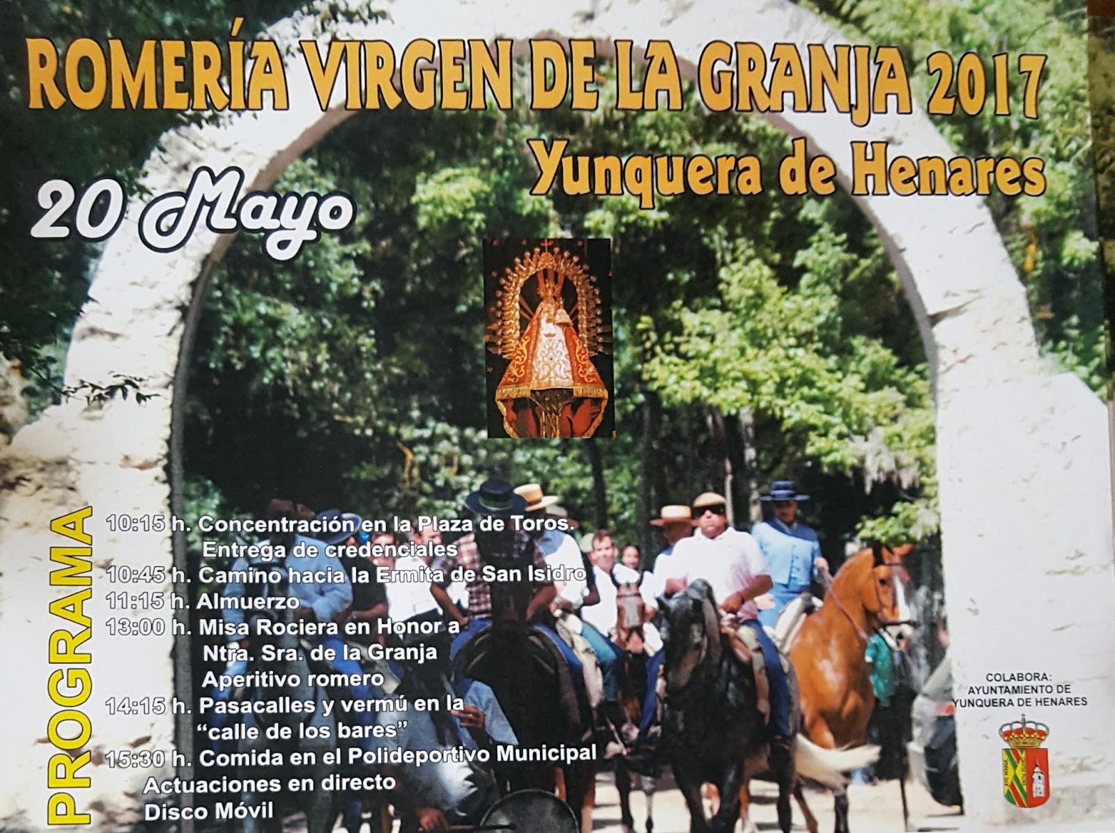 Nueva Onda Yunquera Romería a caballo a la “Virgen de la Granja” y