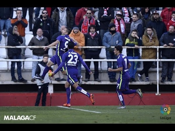 El Málaga gana tirando de gol al Rayo Vallecano (1-2)