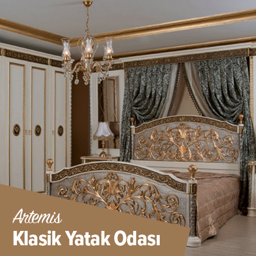 Asortie Mobilya Artemis Klasik Yatak Odasi