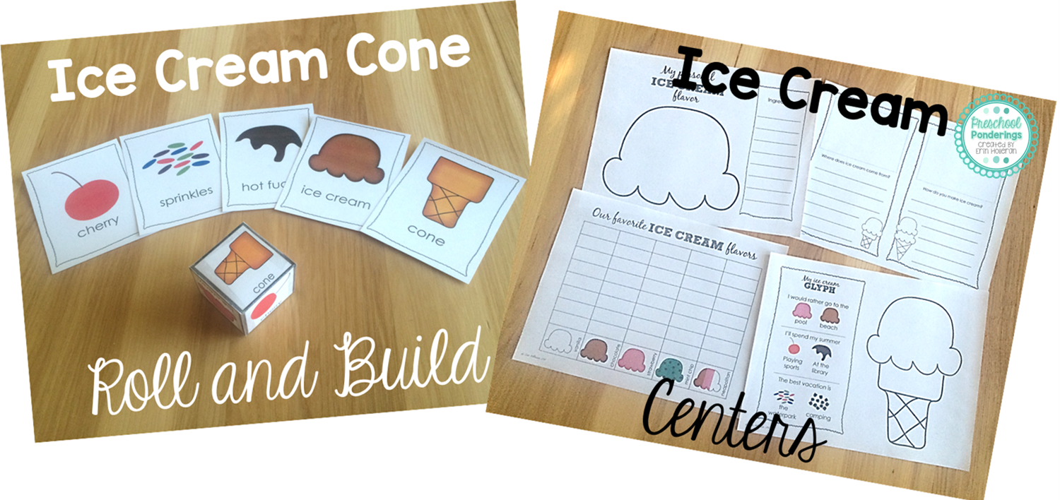 Preschool Ponderings: Ice Cream Activities for Preschool