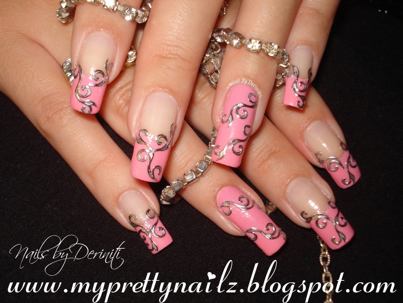 Easy Elegant French Tips Nail Art Design, Video Tutorial and Born