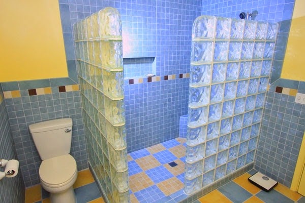 Glass blocks for shower – 44 great pictures!