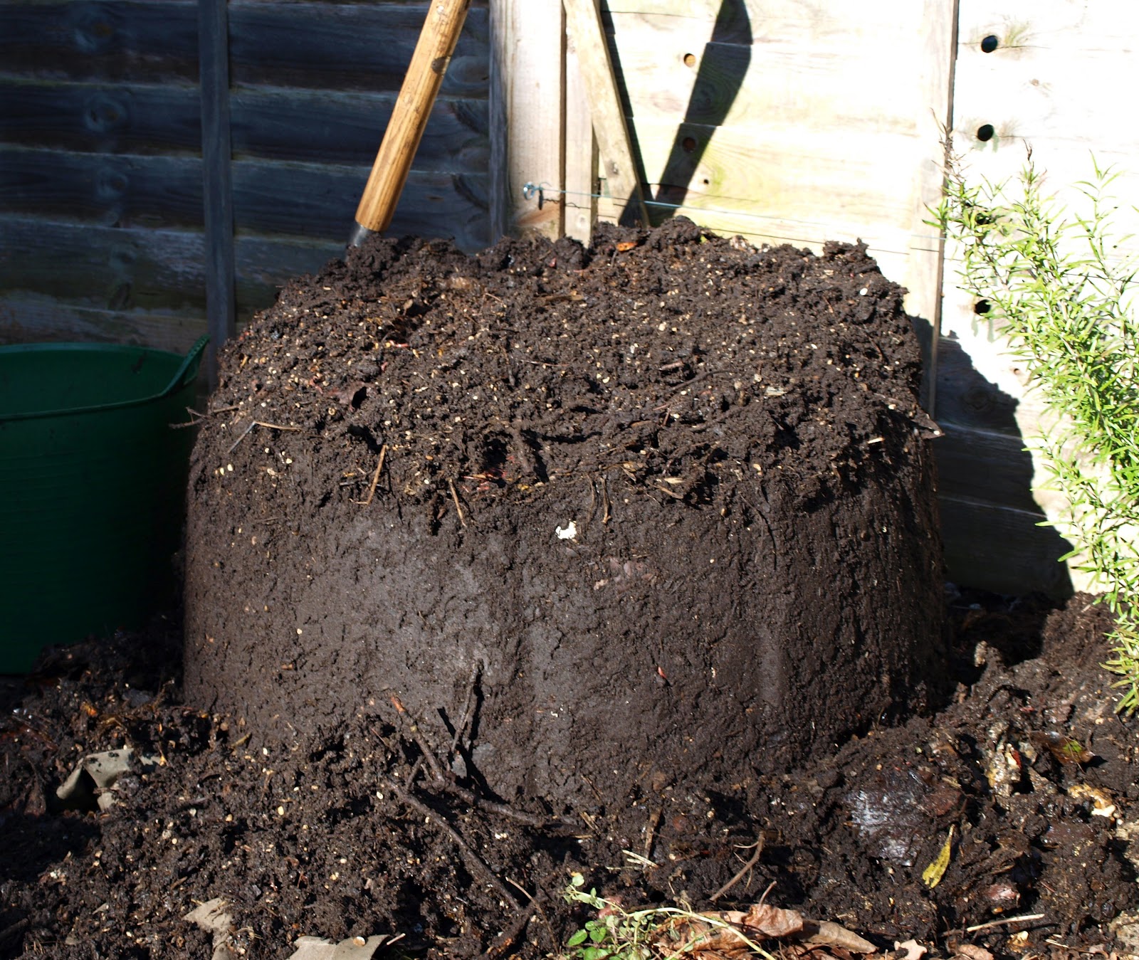 Mark's Veg Plot Homemade Compost