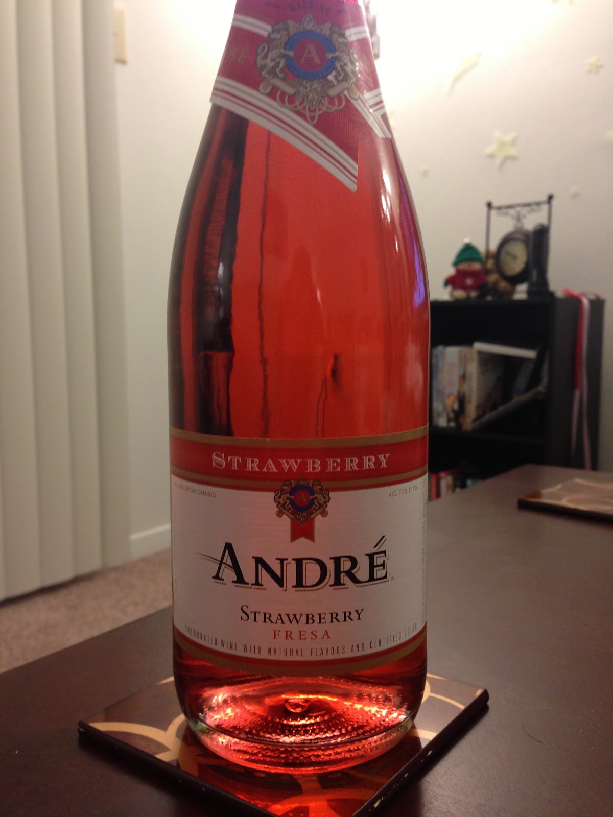 Kelly's Wine Blog Tasting André Strawberry Champagne