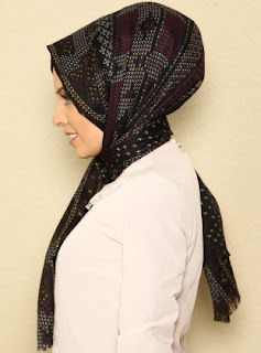 tutorial hijab selendang modern ala turki
