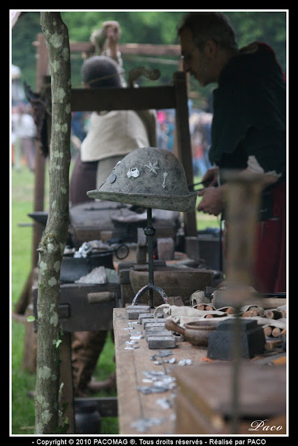 Objets fondus au festival médiéval de Sedan