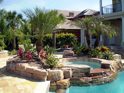 florida landscaping pool tropical landscape backyard south fl palm coast gardens beach garden poolscaping settings pools around swimming plants outdoor