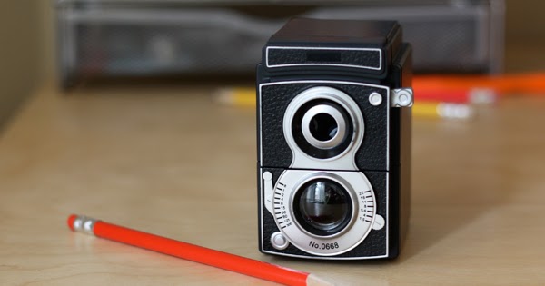 Camera on sale pencil sharpener