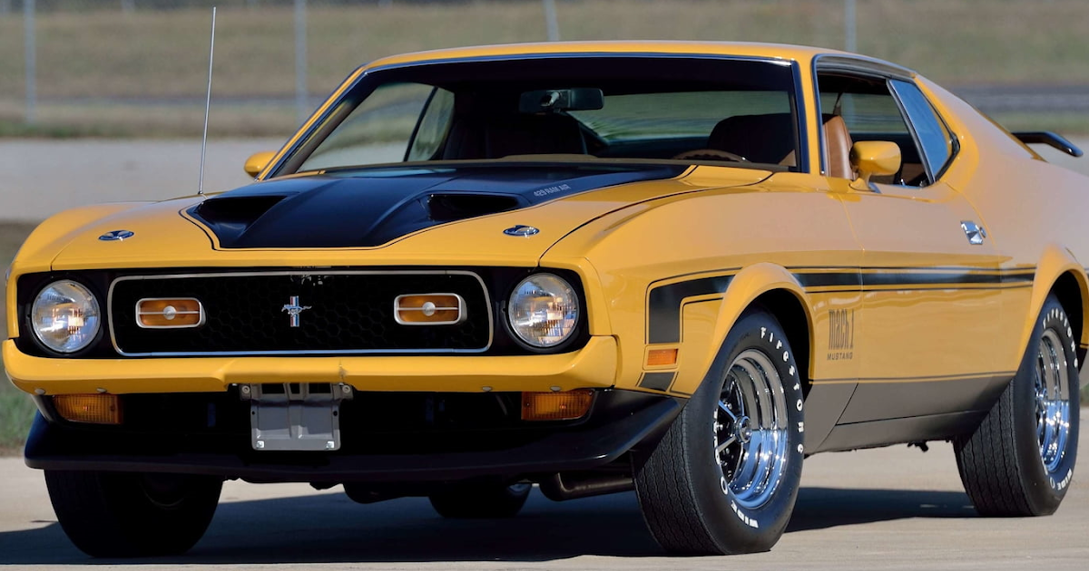 SuperCarWorld: 1971 Ford Mustang Mach 1 Fastback - $71k