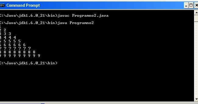 Print series in java