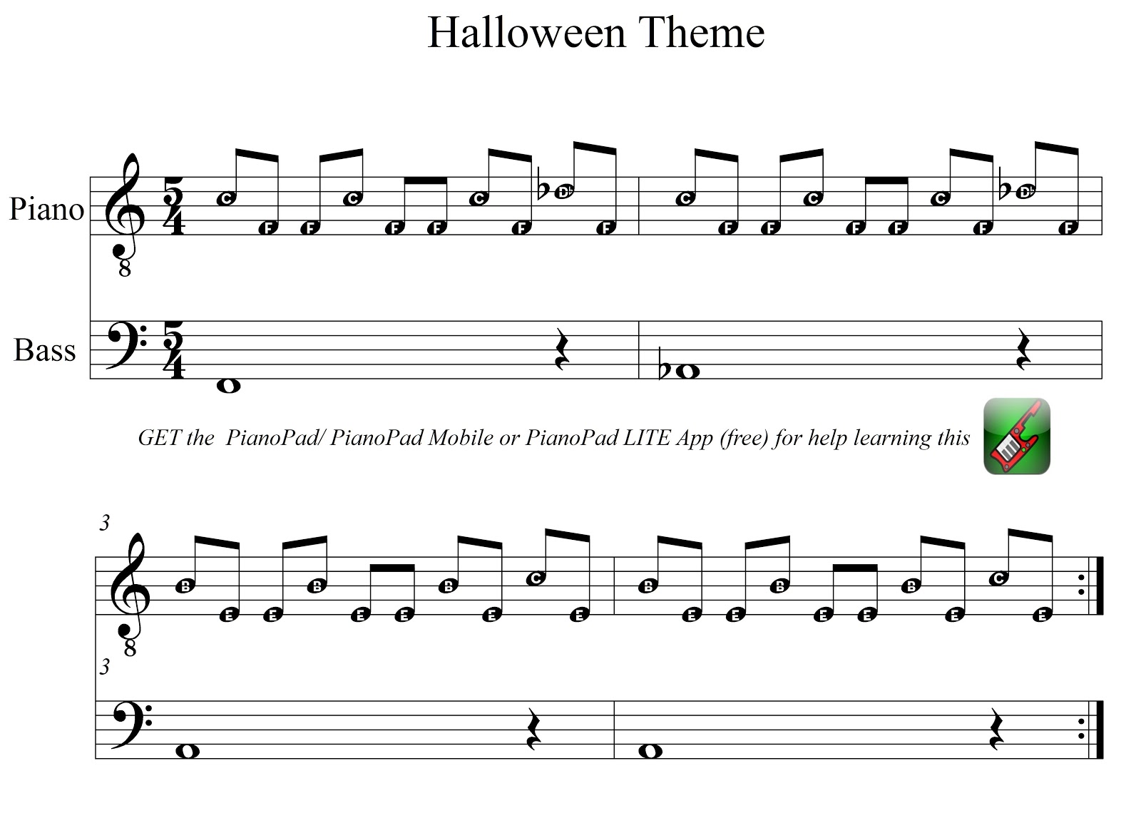 Song sheet. Halloween Theme Ноты. Хэллоуин тема Ноты. Мелодия на Хэллоуин на пианино. Halloween Theme Piano Ноты.