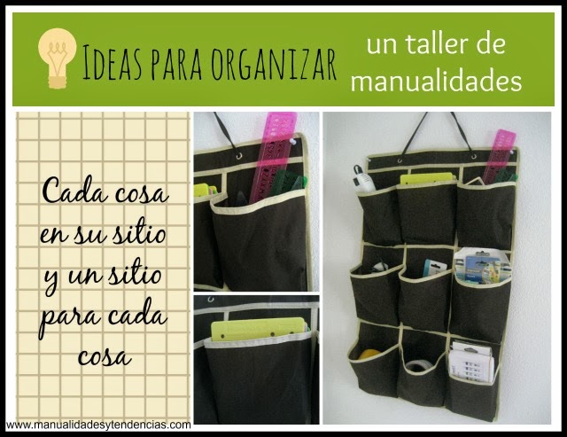 Organizador para materiales de manualidades / Craft room organization / Organiser atelier de loisirs créatifs