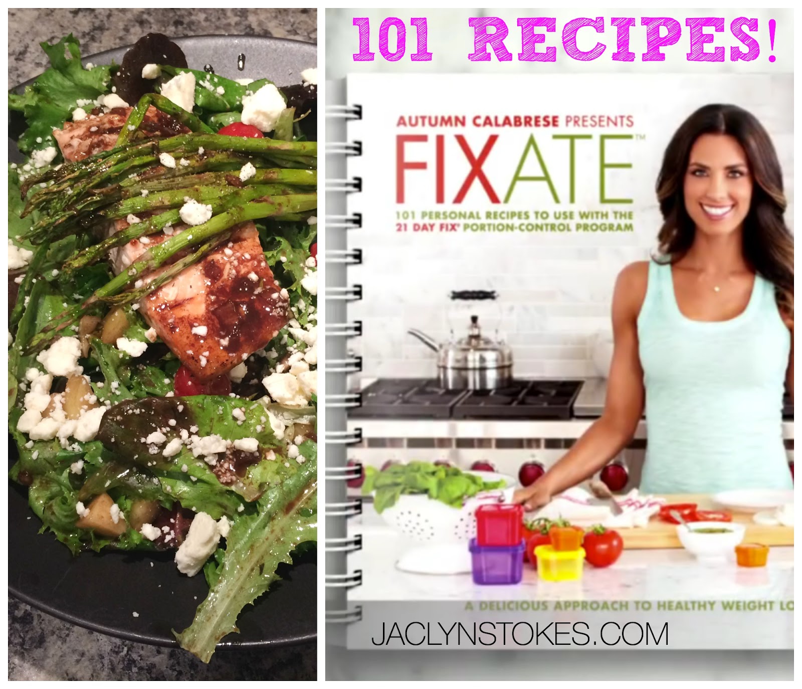 Beachbody Autumn Calabrese's FIXATE Recipe Book, 21 Day Fix Recipes,  Healthy Cookbook, Easy to Follow Meal Plan Program for Portion Control,  Vegan