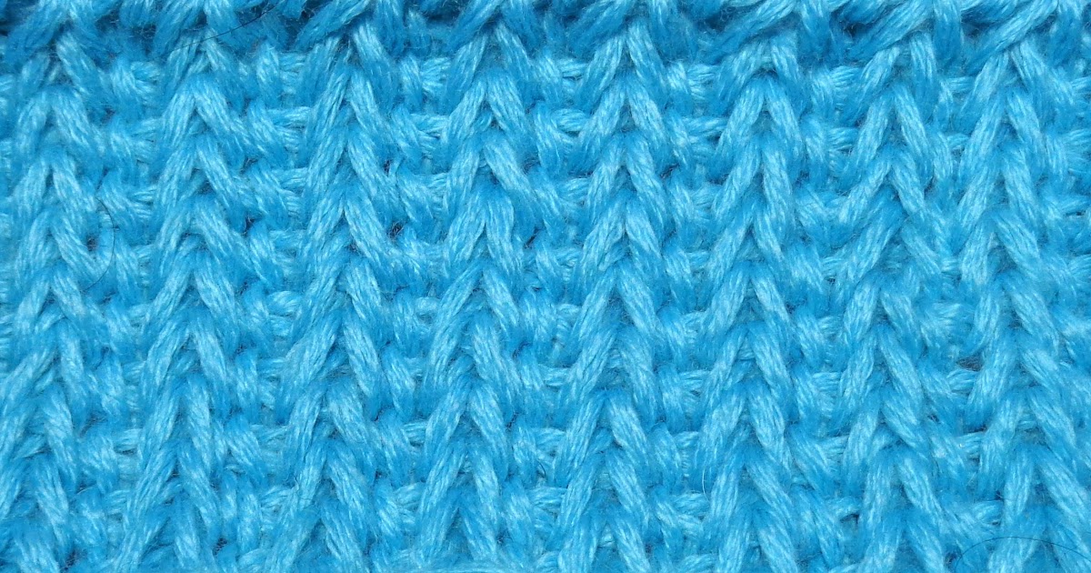 Tina's handicraft Tunisian crochet stitch No 3