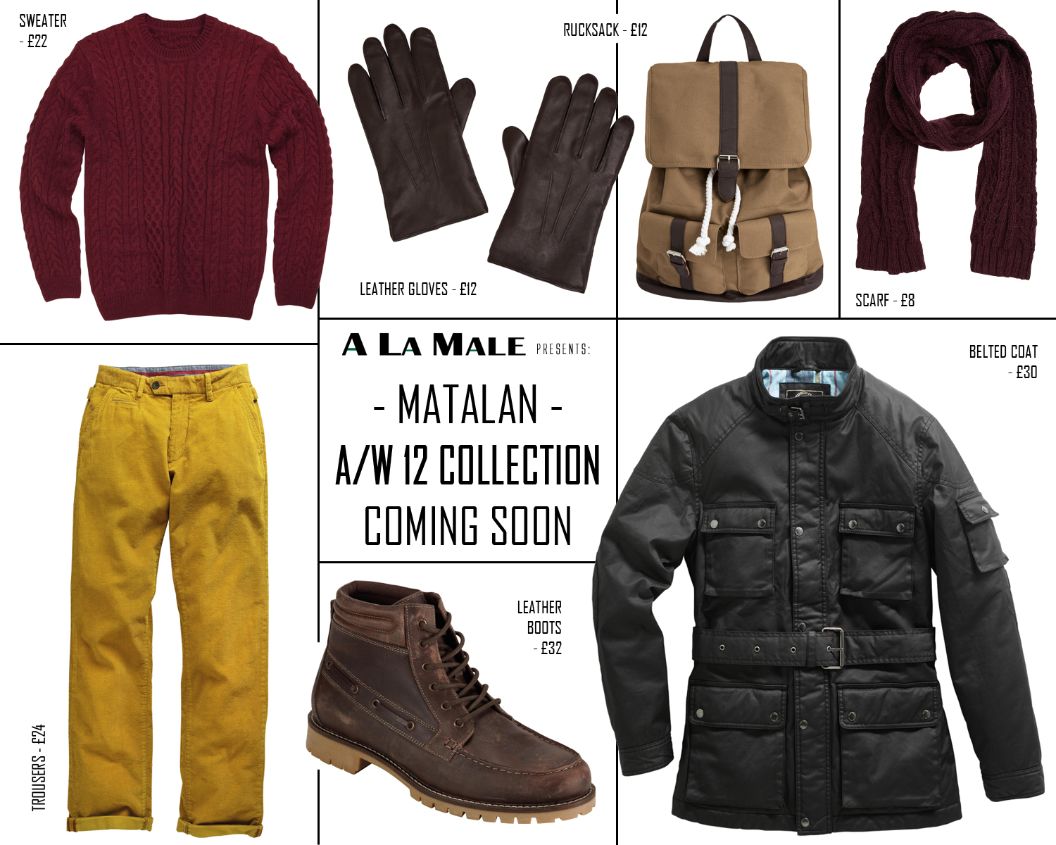 Matalan Autumn/Winter 12 Collection A La Male