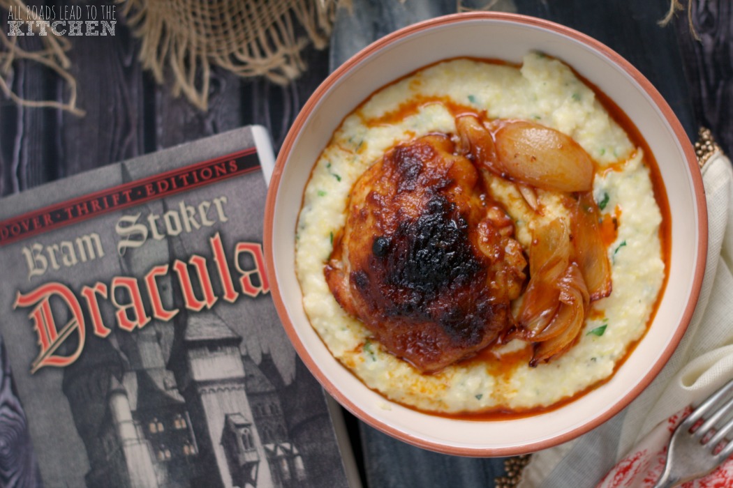 Paprika Roast Chicken over Mamaliga Bram Stoker's Dracula All Roads