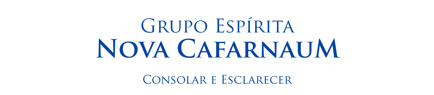 Blog do Grupo Espírita Nova Cafarnaum