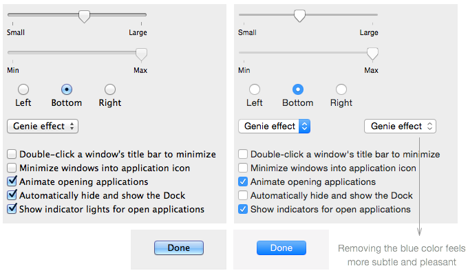 OS X Yosemite versus OS X Mavericks Color Feeds