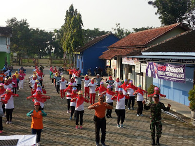 SOSIALISASI PILGUB JATENG 2018 DENGAN SENAM SEHAT