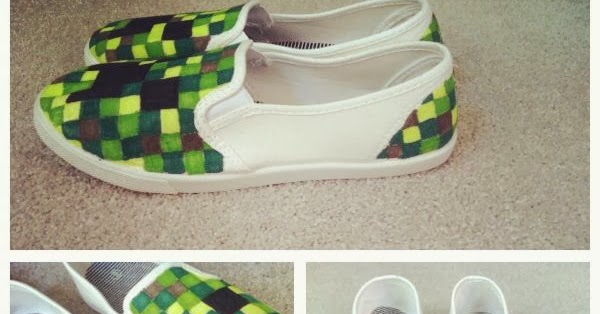 My Creative Haven: MineCraft shoes