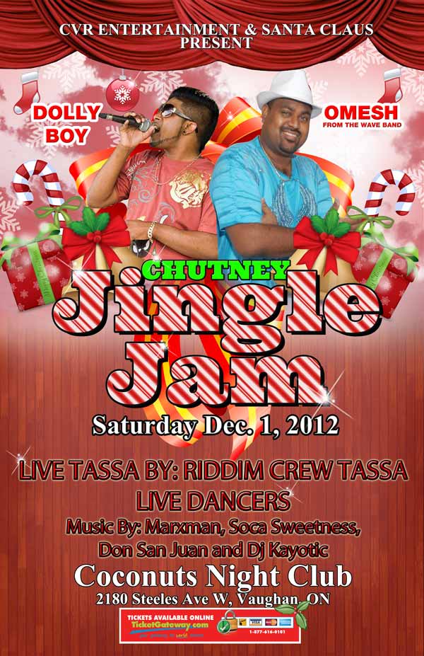 C.A. Confidential Chutney Jingle Jam Coconuts Night Club, Vaughan