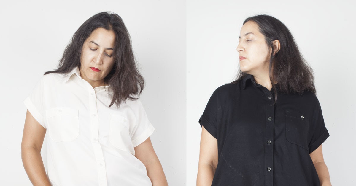 UNLIKELY Black and White Kalle Shirt/Dress Summer of Basics, Kalle