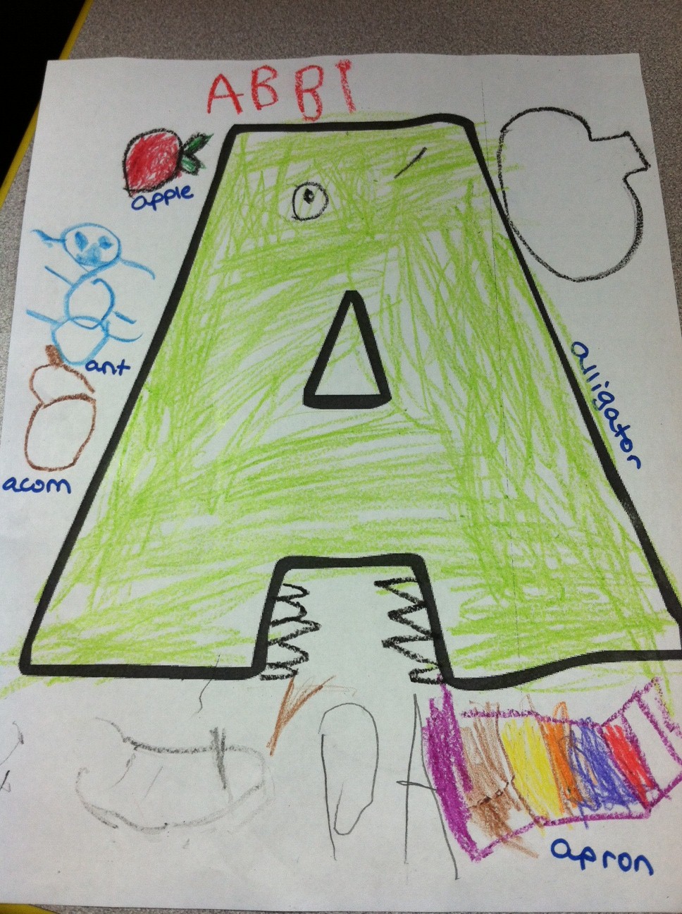 Mrs Leach s Kindergarteners Letter A