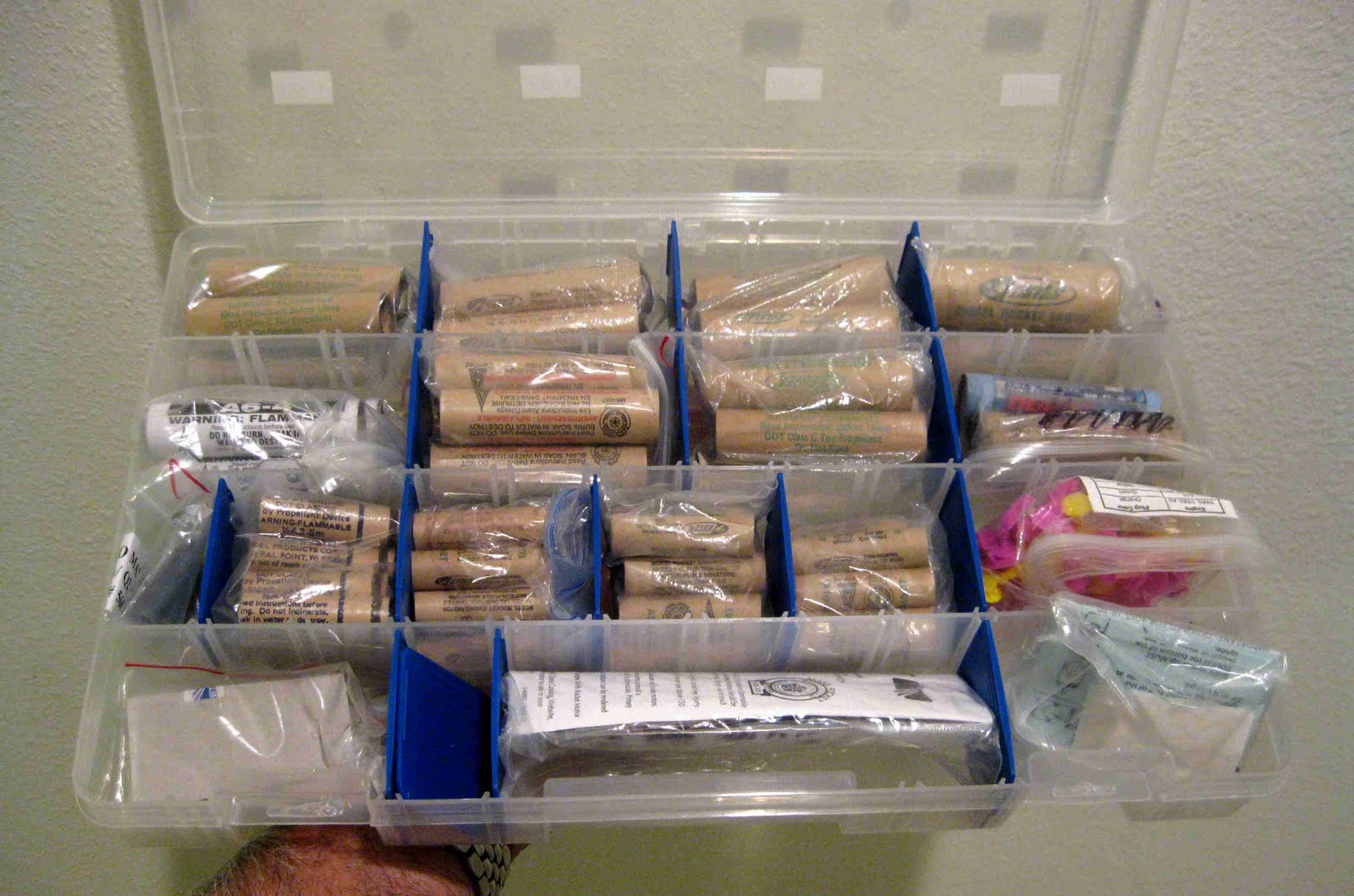 Model Rocket Building TIP New Engine Storage Box