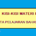 KISI-KISI MATERI PLPG 2016 MAPEL BAHASA INDONESIA