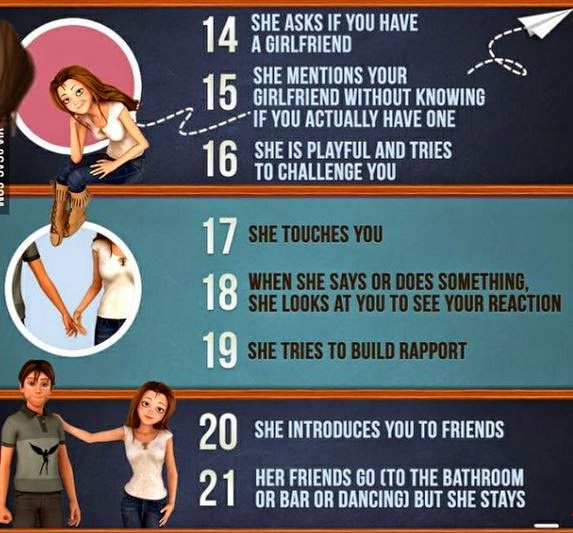 How to tell if a girl likes you