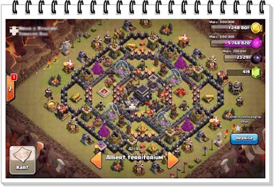 Base-Clan-War-Pertahanan-Terbaik-Town-Hall-9