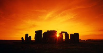 stonehenge, henges, ancient man, sunset, standing stones, mystery, monuments