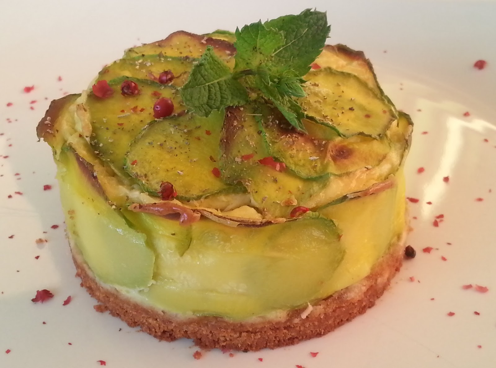 De Tambouille en Barbouille Cheese Cake Chèvre & Courgette