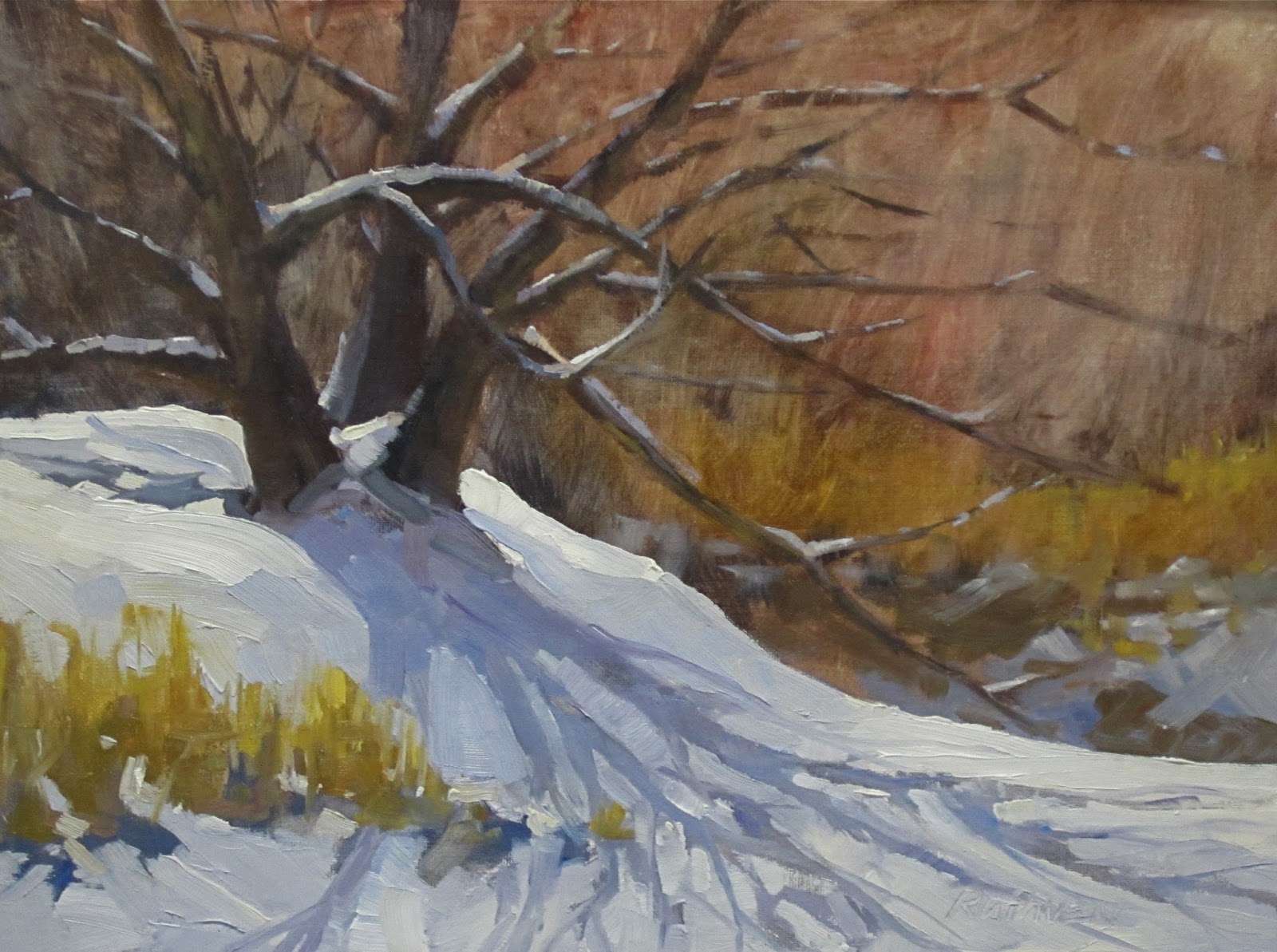 Scott Ruthven Fine Art: Winter Silhouette